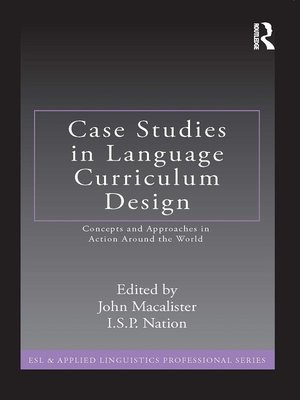 cover image of Case Studies in Language Curriculum Design